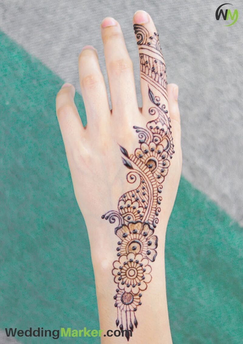 easy-simple-arabic-henna-9 - Mehndi Designs